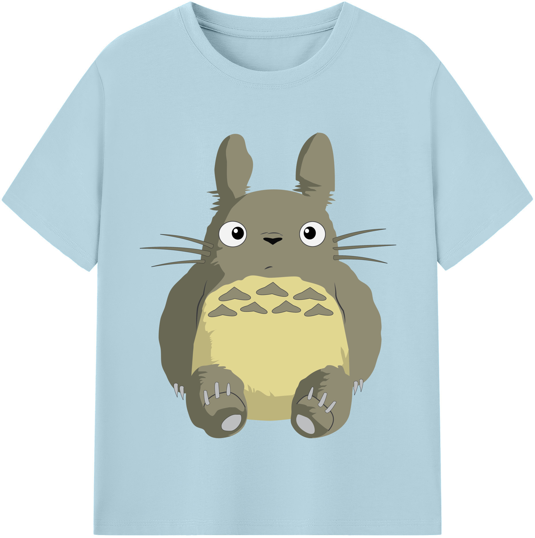 （画像用） となりのトトロ 草壁メイ 草壁サツキ My Neighbor Totoro Satsuki Kusakabe Mei Kusakabe 綿100％半袖Tシャツ（フロントプリント）